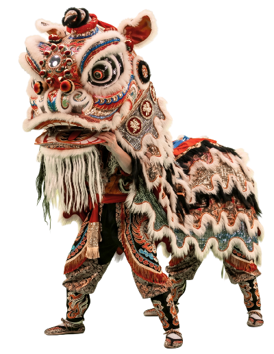 León del baile tradiconal chino la danza del león